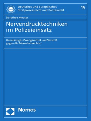 cover image of Nervendrucktechniken im Polizeieinsatz